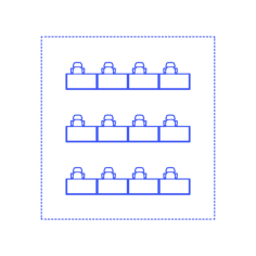 Layouts Open Offices Cubicles Single Line Art Illustration Svg, Free Vectors File